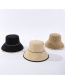 Fashion Yellow Cotton Reversible Fisherman Hat