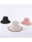 Fashion Pink Cotton Fisherman Hat