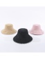 Fashion Black Small Plaid Double-sided Cotton Foldable Fisherman Hat