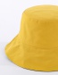 Fashion Orange Smooth Cotton Fisherman Hat