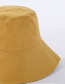 Fashion Black Big Eaves Line Foldable Fisherman Hat