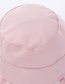 Fashion Pink Checked Double-sided Fisherman Hat