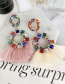 Fashion Creamy-white Alloy Tassel Stud Earrings