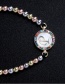 Fashion O Color Alphabet 18k Ball Woven Bracelet