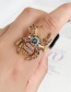 Fashion Golden Cubic Zircon Spider Ring