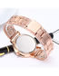 Fashion Pink Steel Strap Quartz Dial Watch