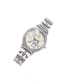 Fashion Silver Rose Quartz Watch With Diamonds