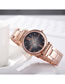 Fashion Red Gradient Quartz Watch With Diamonds