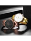 Fashion Golden Men's Steel Watch With Diamonds