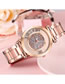 Fashion Pink Quartz Watch With Diamonds And Glitter