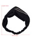 Fashion Pink Cross Section Elastic Pure Color Hair Band
