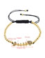 Fashion Color Brass Inlaid Colorful Zircon Woven Pull Wing Bracelet