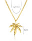 Fashion Golden Full Diamond Digital Alloy Cuban Necklace