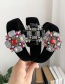 Fashion Black Fabric Alloy Diamond And Pearl A Geometric Headband