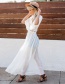 Fashion White Bamboo Cloth Lace Mid-length Sun Protection Clothing