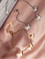 Fashion Golden Single Layer Multi Butterfly Pendant Alloy Bracelet