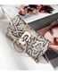 Fashion Apricot Snake Pattern Detachable Chain Large Loop Messenger Belt Belt Bag