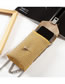Fashion Camel Studded Pu Chain Lock Belt Belt Bag