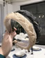 Fashion Sky Blue Lace Gauze Hand-knitted Twist Braid Chain Wide Edge Hair Hoop