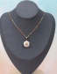 Fashion White Shaped Bear Cubic Zircon Drip Pearl Necklace