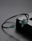 Fashion Platinum Bronze Rhinestone Flower Geometric Bracelet