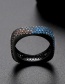 Fashion Color Geometric Ring With Fancy Diamonds