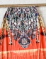 Fashion Color Printed Skirt