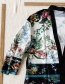 Fashion Color Printed V-neck Kimono Jacket
