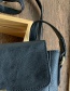Fashion Black Pu One Shoulder Messenger Bag