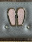 Fashion Champagne Zipper Clutch Wallet