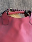 Fashion Red Pu Bucket Bag Shoulder Bag