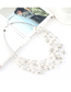 Fashion Silver Multi-layer Pearl Necklace