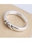 Fashion Silver Geometric Irregular Open Ring