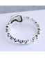 Fashion Silver Baby Elephant Pentagram Open Ring