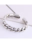 Fashion Silver Chain Openwork Ring