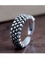 Fashion Silver Geometric Wide Open Ring