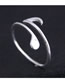 Fashion Silver Musical Note Open Alloy Ring