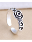 Fashion Silver Rose Flower Alloy Ring