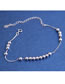 Fashion Silver Round Bead Alloy Adjustable Bracelet