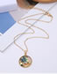 Fashion Golden Shell Round Alloy Necklace