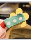 Fashion Yellow Knitted Avocado Contrast Children's Hair Clip