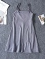 Fashion Gray Gradient Camisole Dress