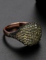 Fashion Black Cubic Zirconia Open Ring