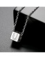 Fashion Platinum Cubic Zirconia Necklace