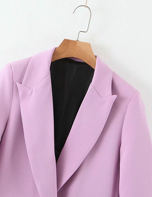Fashion Pink One Button Small Suit