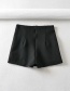 Fashion Black High-rise Slit Skirt
