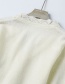 Fashion White Crochet Wave-trimmed Cardigan