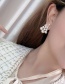 Fashion Golden Diamond Geometrical Alloy Pierced Earrings With Diamonds