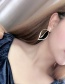 Fashion Golden Geometric Irregular Matte Cutout Earrings