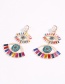 Fashion Color Alloy Pearl Stud Earrings With Diamonds